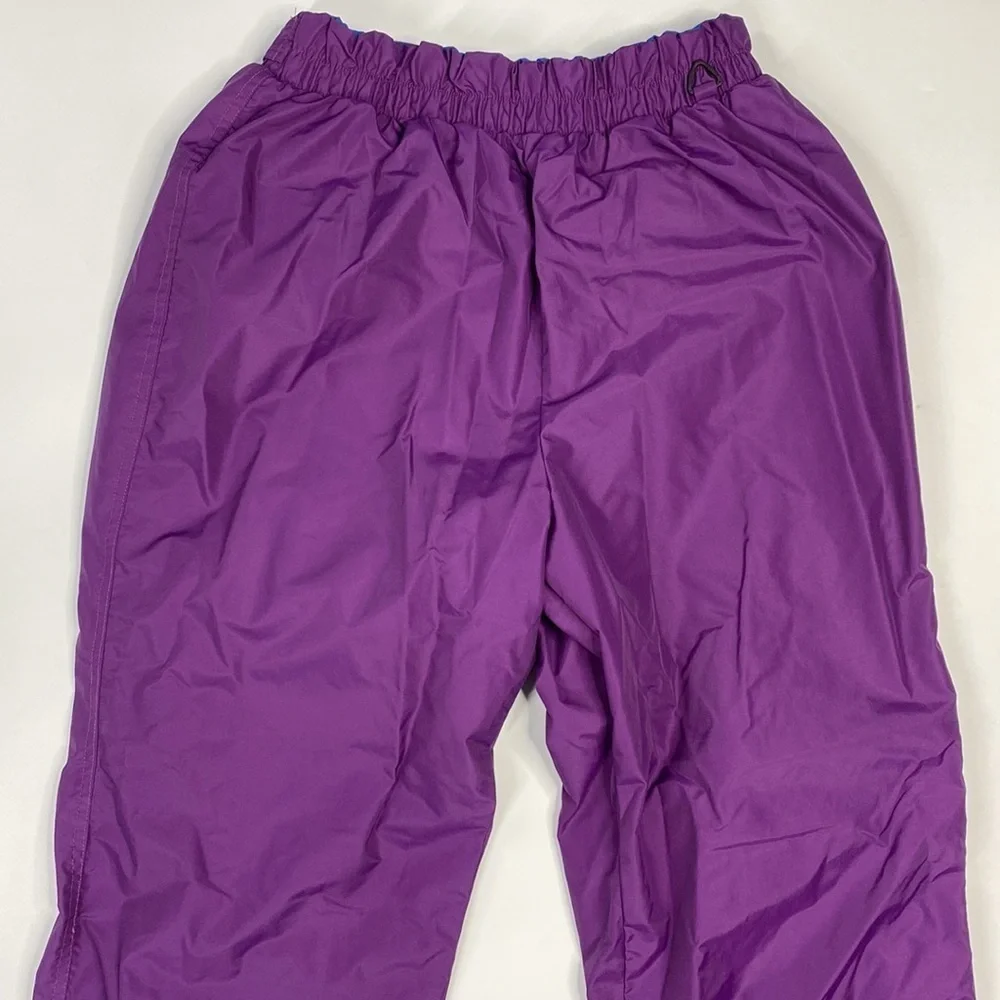 Vintage Columbia Purple Nylon Women's Ski Snow Pants Size XL